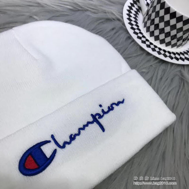 Champion 專櫃品質 2018新品簡單時尚爆款針織帽 LLWJ8065
